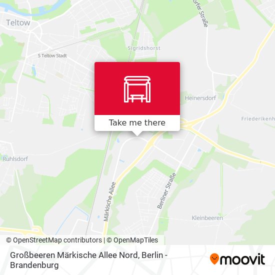 Großbeeren Märkische Allee Nord map