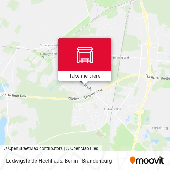 Ludwigsfelde Hochhaus map