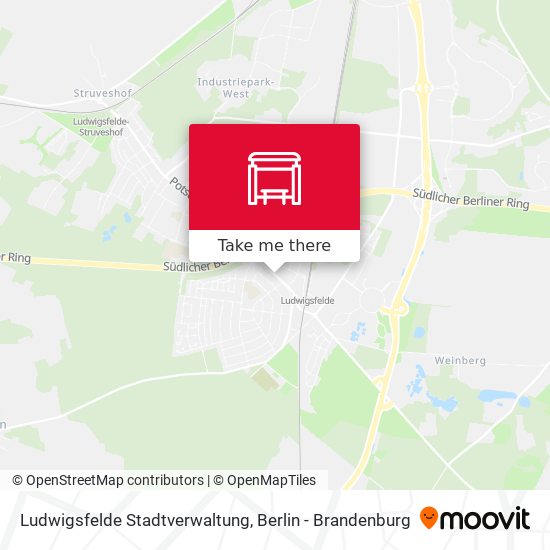 Ludwigsfelde Stadtverwaltung map
