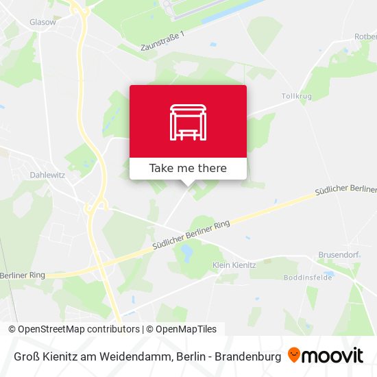 Groß Kienitz am Weidendamm map