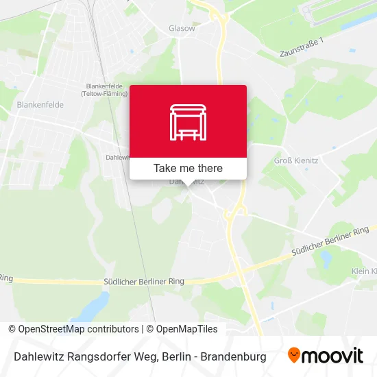Dahlewitz Rangsdorfer Weg map
