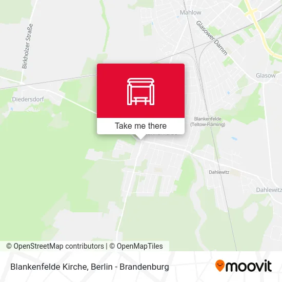 Карта Blankenfelde Kirche