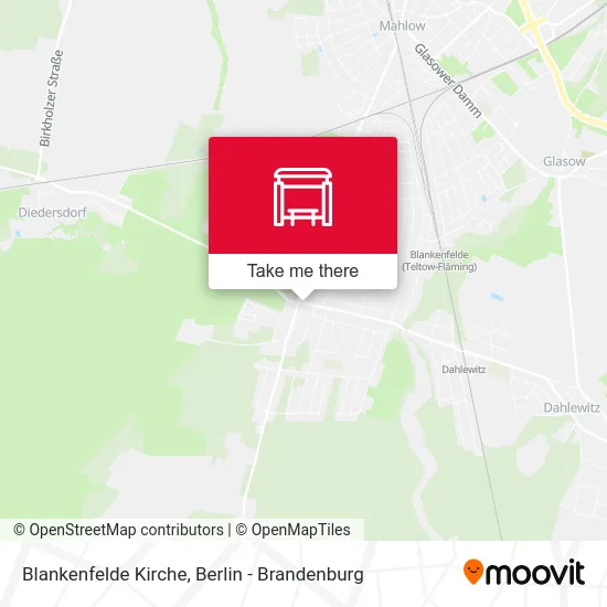 Карта Blankenfelde Kirche