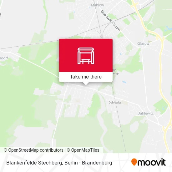 Blankenfelde Stechberg map