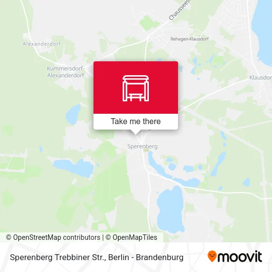Карта Sperenberg Trebbiner Str.