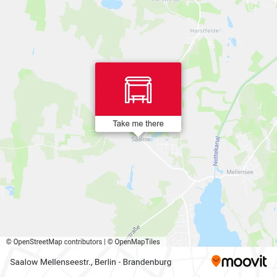 Saalow Mellenseestr. map