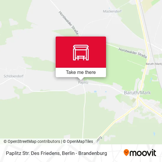 Карта Paplitz Str. Des Friedens