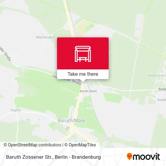 Карта Baruth Zossener Str.