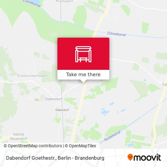 Dabendorf Goethestr. map