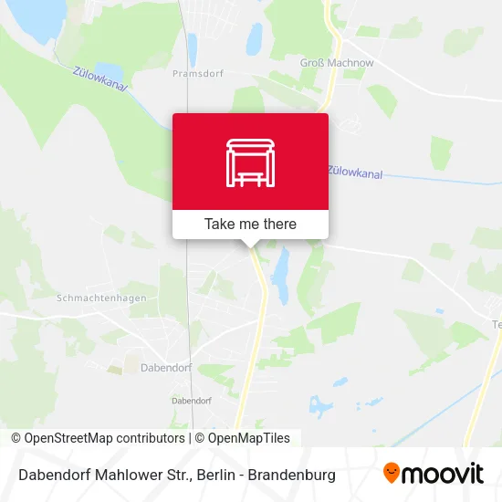 Карта Dabendorf Mahlower Str.
