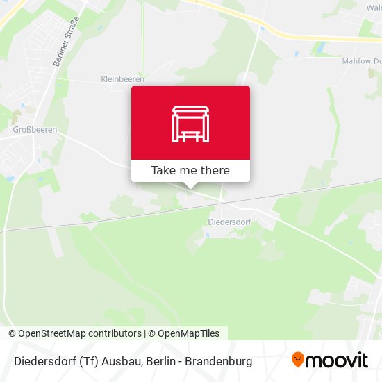Diedersdorf (Tf) Ausbau map