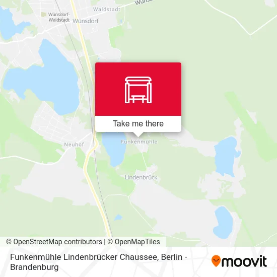 Funkenmühle Lindenbrücker Chaussee map