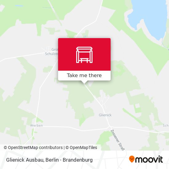 Glienick Ausbau map