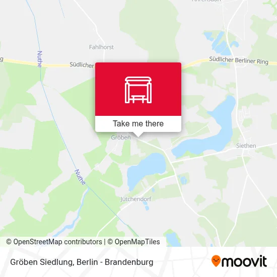 Gröben Siedlung map