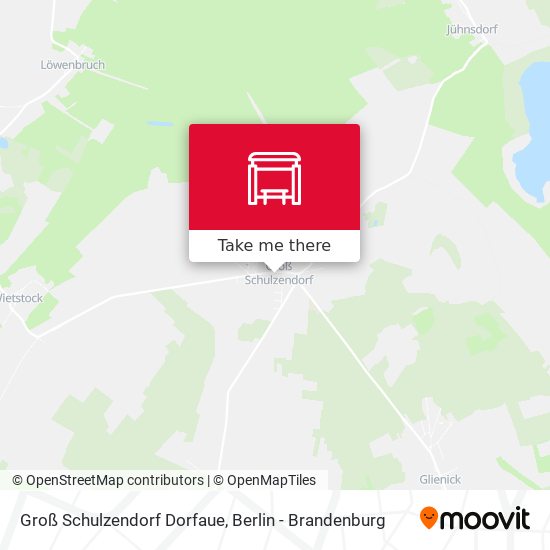 Groß Schulzendorf Dorfaue map