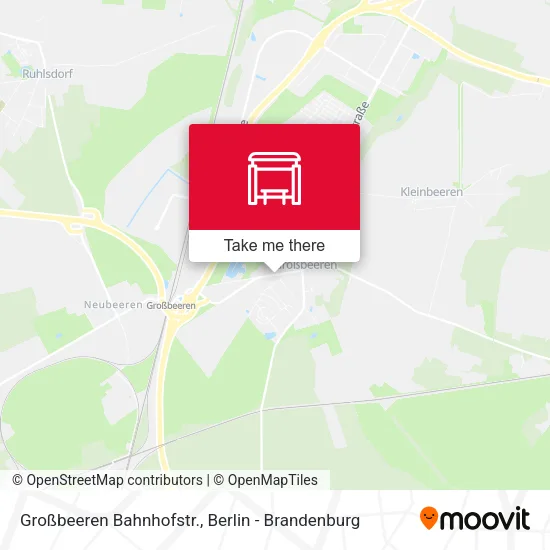 Карта Großbeeren Bahnhofstr.
