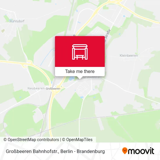 Карта Großbeeren Bahnhofstr.