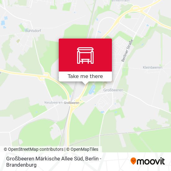 Großbeeren Märkische Allee Süd map