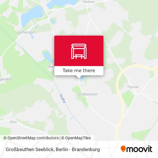 Großbeuthen Seeblick map