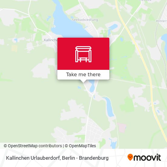 Карта Kallinchen Urlauberdorf