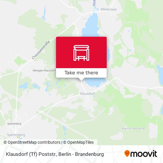 Klausdorf (Tf) Poststr. map