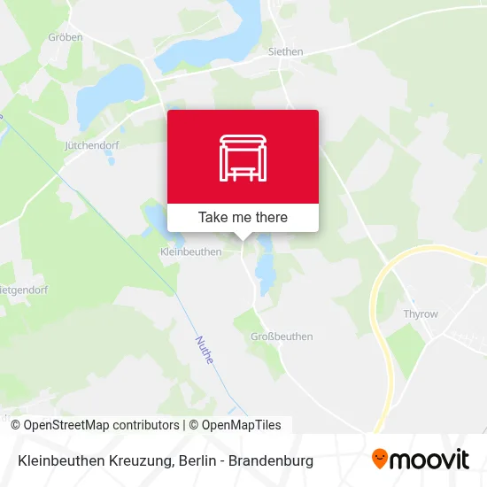 Kleinbeuthen Kreuzung map