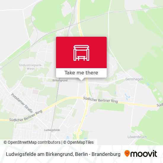 Ludwigsfelde am Birkengrund map