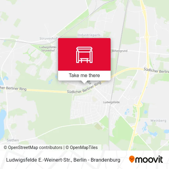 Карта Ludwigsfelde E.-Weinert-Str.
