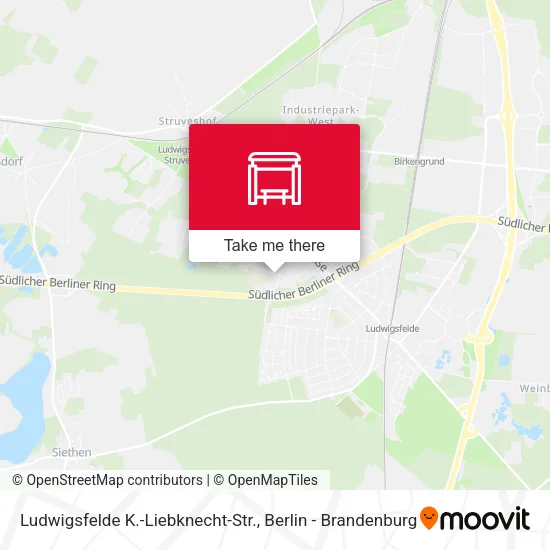 Карта Ludwigsfelde K.-Liebknecht-Str.