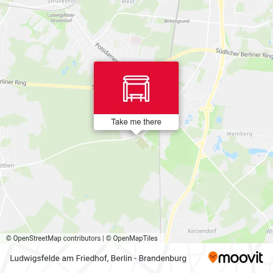 Ludwigsfelde am Friedhof map