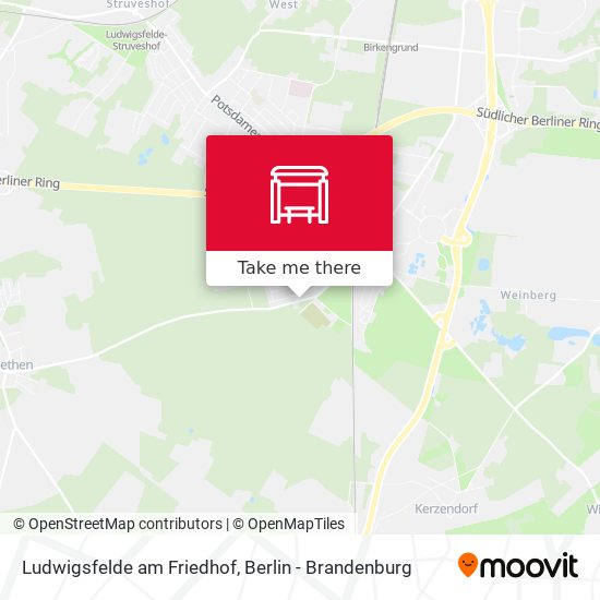 Ludwigsfelde am Friedhof map