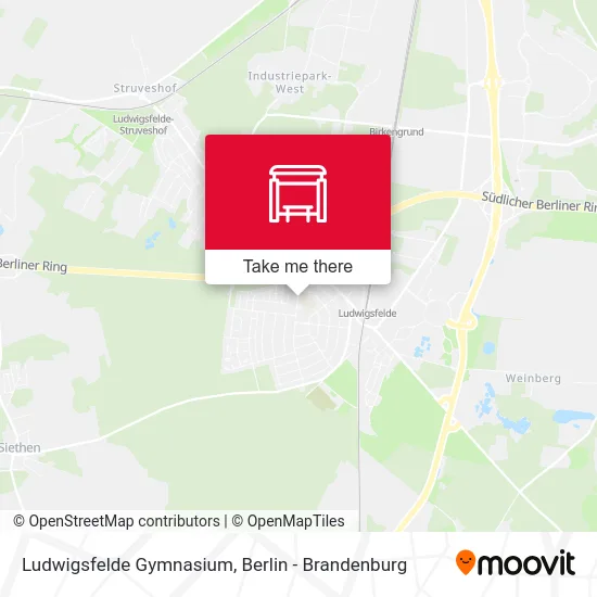 Ludwigsfelde Gymnasium map