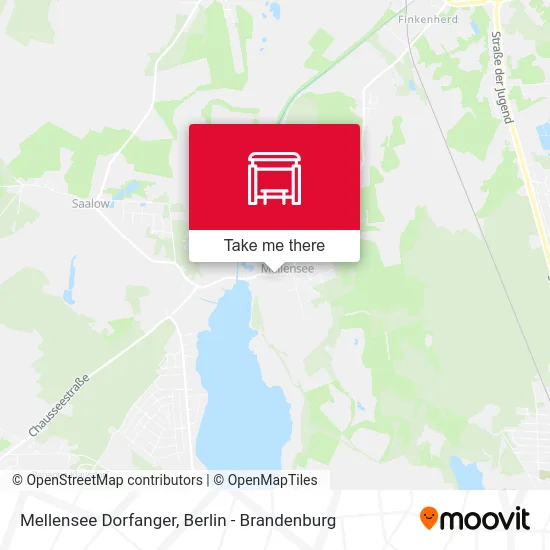 Mellensee Dorfanger map