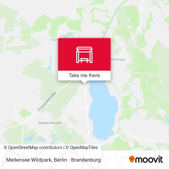 Mellensee Wildpark map