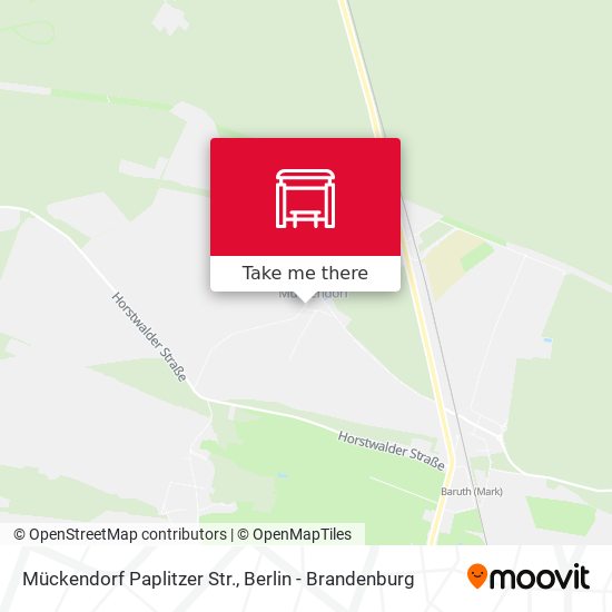 Mückendorf Paplitzer Str. map