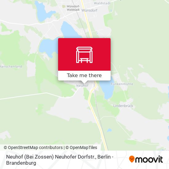 Neuhof (Bei Zossen) Neuhofer Dorfstr. map