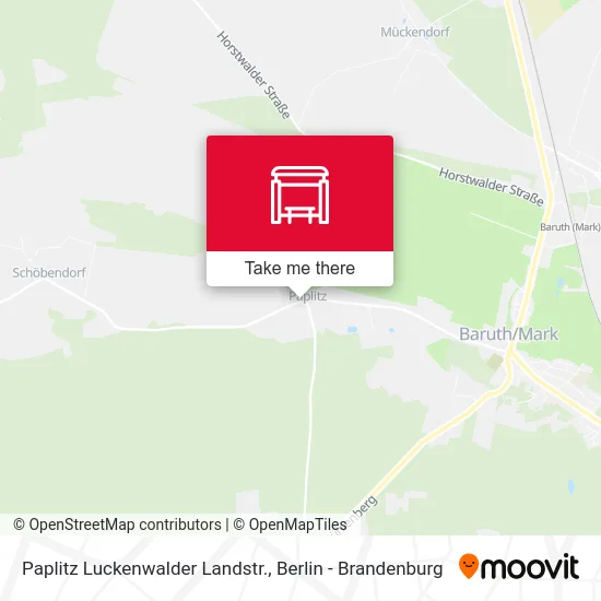 Карта Paplitz Luckenwalder Landstr.