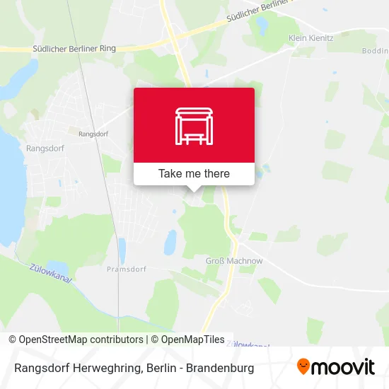 Rangsdorf Herweghring map