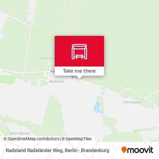 Radeland Radeländer Weg map