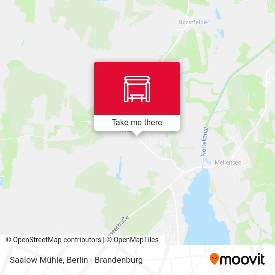 Saalow Mühle map