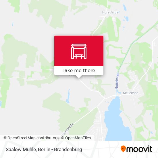 Saalow Mühle map