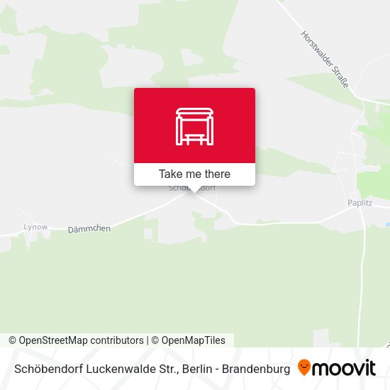 Карта Schöbendorf Luckenwalde Str.