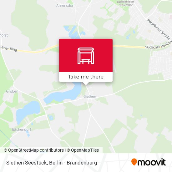 Siethen Seestück map