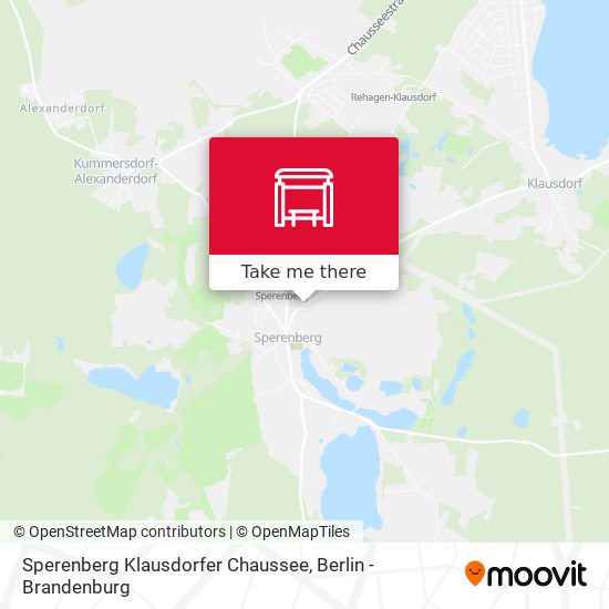 Sperenberg Klausdorfer Chaussee map