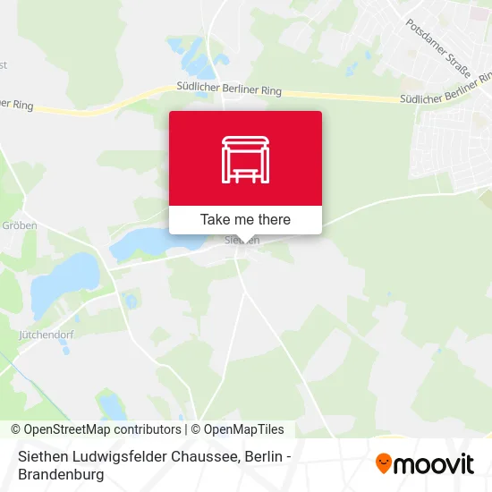 Siethen Ludwigsfelder Chaussee map