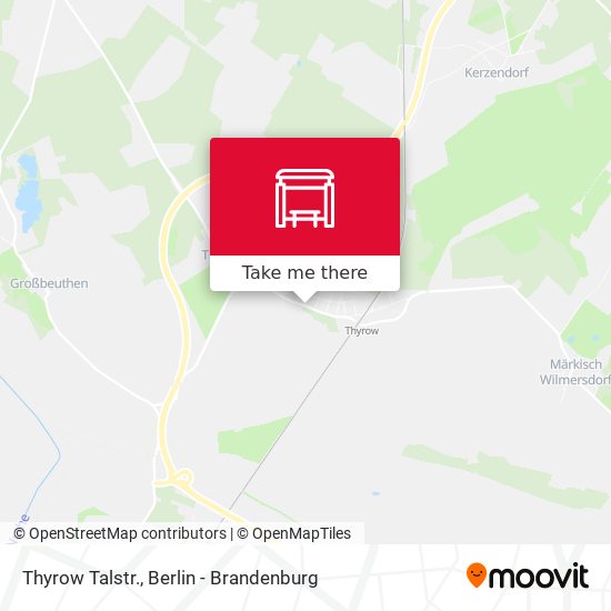 Thyrow Talstr. map