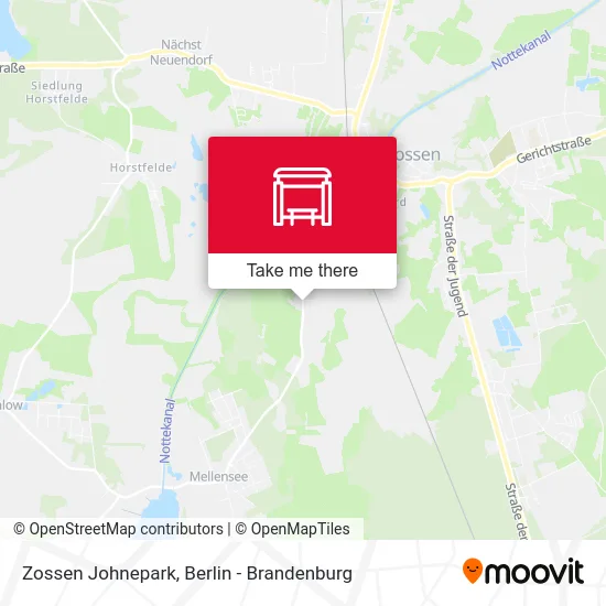 Zossen Johnepark map