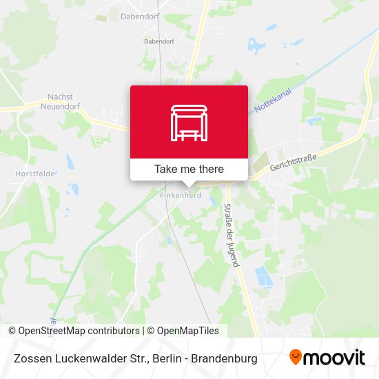 Карта Zossen Luckenwalder Str.