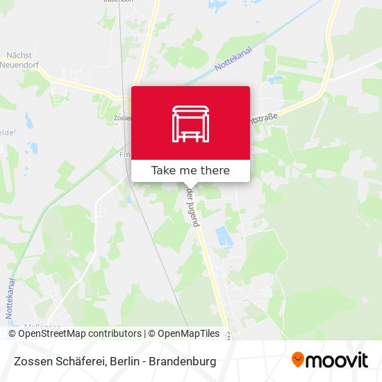 Zossen Schäferei map