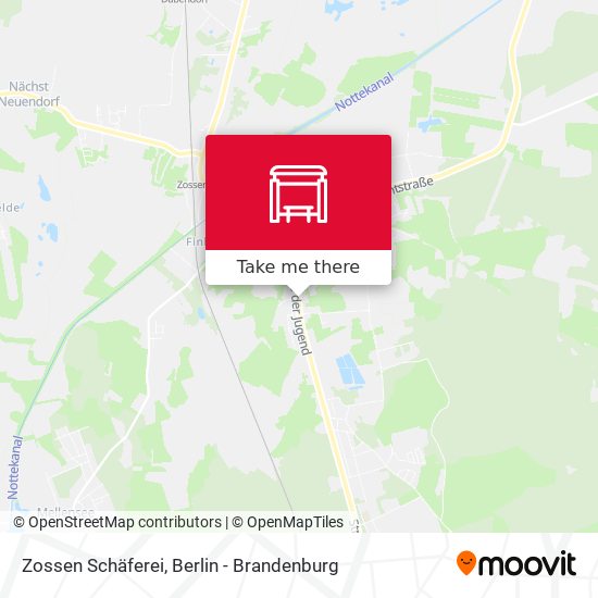 Zossen Schäferei map